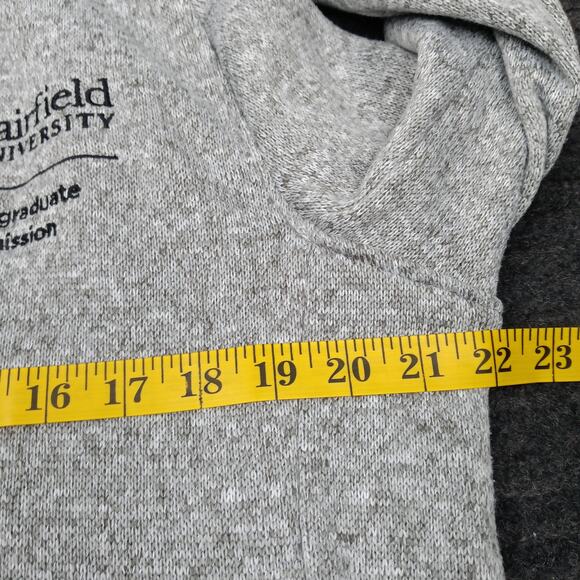 Fairfield University College Women Fleece Undergraduate Jacket Gray - Picture 8 of 8